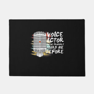 Felpudo Actor de voz antes