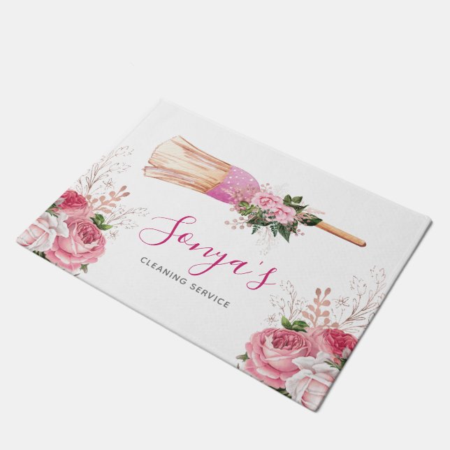 Felpudo acuarela Servicio de limpieza de negocios Sala de  (Angular)