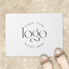 Felpudo Add Your Logo Custom Business Promotional White