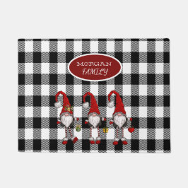 Felpudo Adorable Cute Gnomes Buffalo Plasto