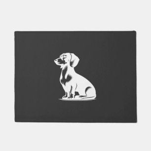 Felpudo Adorable Dachshund Pequeño Perro de Caza Elegante