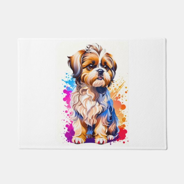 Felpudo Adorable Shih Tzu (Anverso)