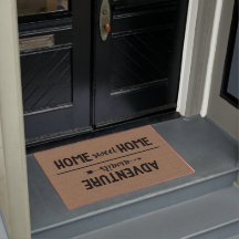 Adventure Awats y Home Sweet Home Doormat