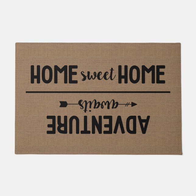 Felpudo Adventure Awats y Home Sweet Home Doormat (Anverso)