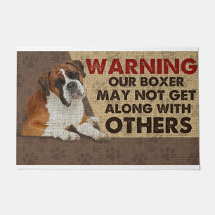 Felpudo Advertencia: Es Posible Que Nuestro Boxer No Se Ll