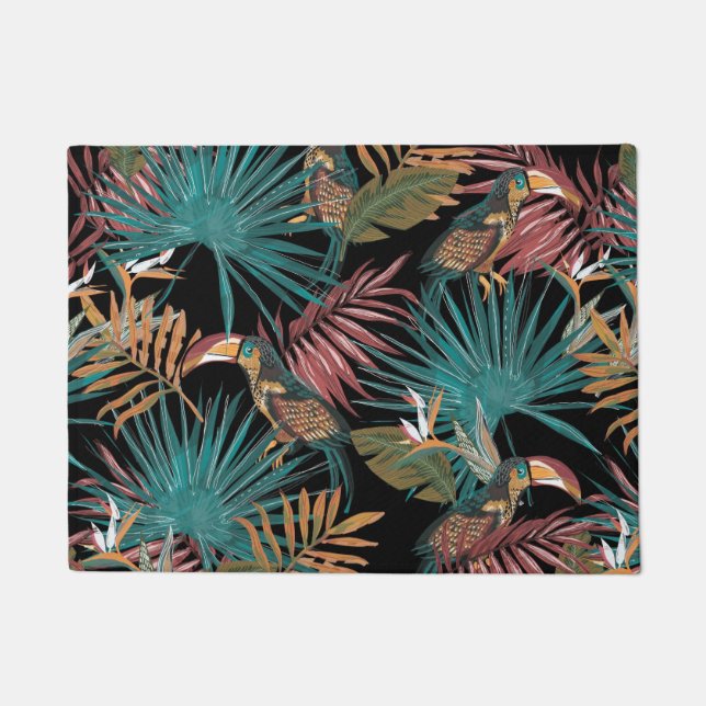 Felpudo Aesthetic floral  (Anverso)