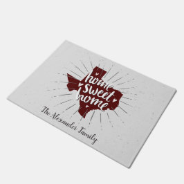 Felpudo Aggies Maroon Home Sweet Home - Texas