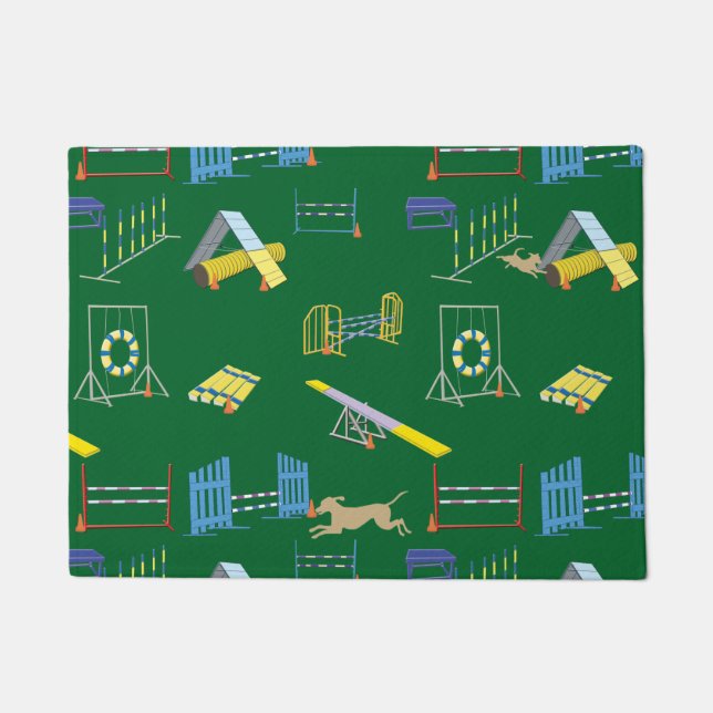 Felpudo Agilidad del perro (Anverso)