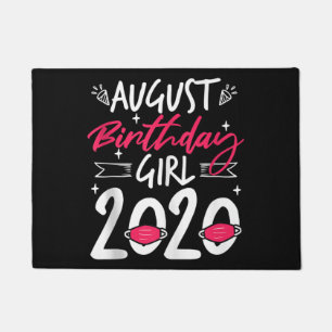 Felpudo Agosto Cumpleaños Cuarentena de Regalo Mujeres Su 