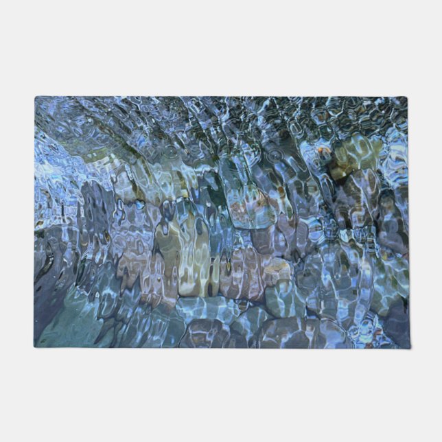 Felpudo Agua de ripazo, brook, vapor, piedras submarinas (Anverso)