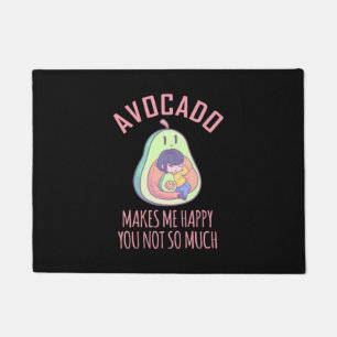 Felpudo Aguacate me hace feliz