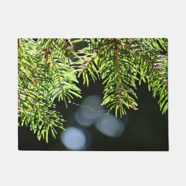 Felpudo Agujas de pino con bokeh (Anverso)