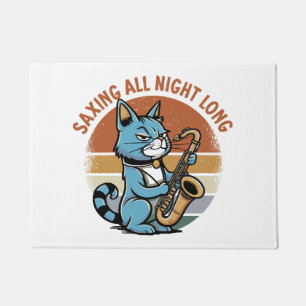 Felpudo Ahorrando toda la noche - Para saxofonistas