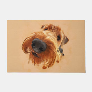 Felpudo Airedale divertido Terrier