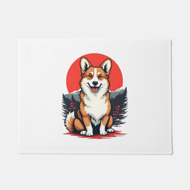 Felpudo Akita Inu Dog (Anverso)