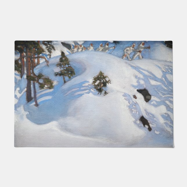 Felpudo Akseli Gallen-Kallela - Visión de febrero (Anverso)