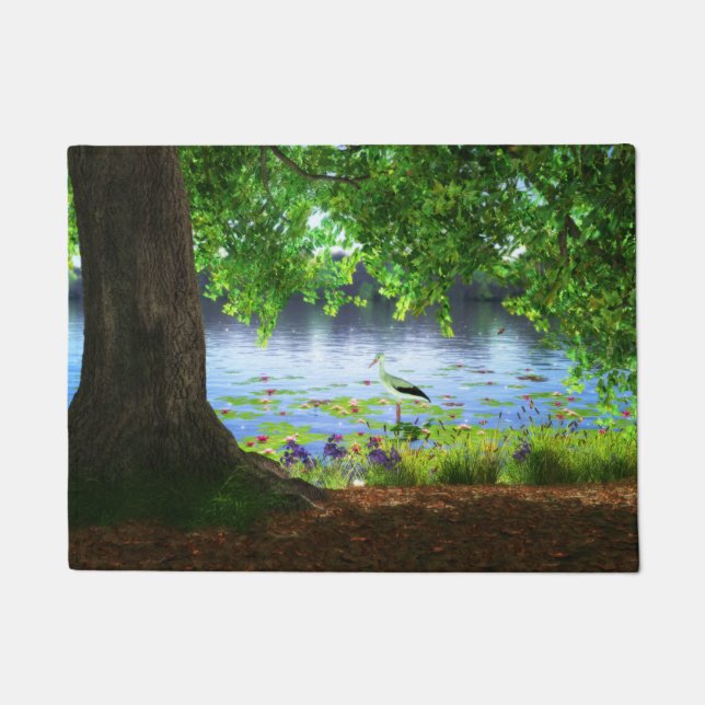 Felpudo Al lado del Doormat inmóvil del agua (Anverso)