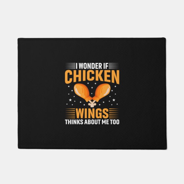 Felpudo Ala de pollo de arte de pollo (Anverso)