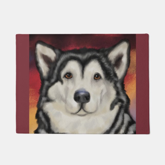 Felpudo Alaskan Malamute (Anverso)