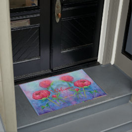 Felpudo Alaskan Peonies Doormat