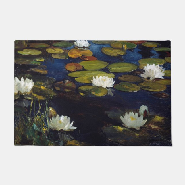 Felpudo Albert Edelfelt - Water Lilies, Estudio (Anverso)