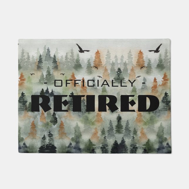 Felpudo Alfombrilla de auto compatible con bosques poco co (Anverso)