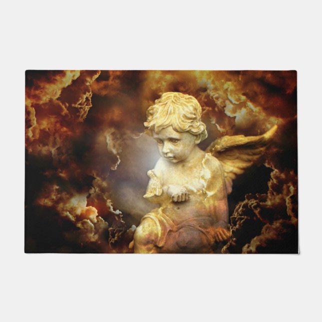 Felpudo Alfombrilla de auto Heavenly Angel Cherub (Anverso)