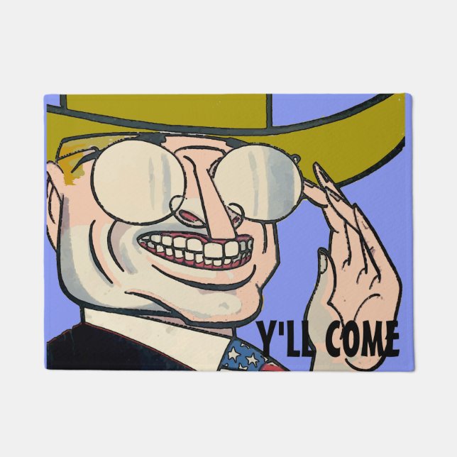 Felpudo Alfombrilla de auto personalizada de Cowboy (Anverso)