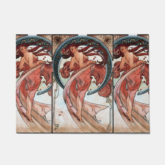 Felpudo Alfons Mucha 1898 Danza (Anverso)