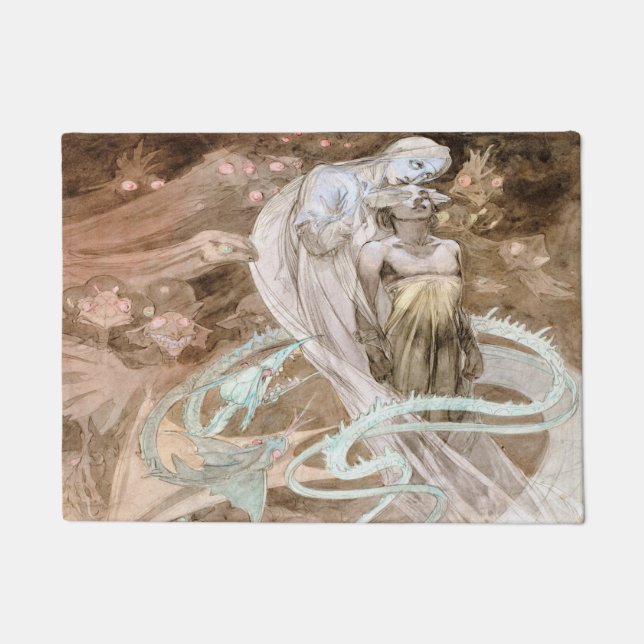 Felpudo Alfons Mucha 1899 Le Pater (Anverso)