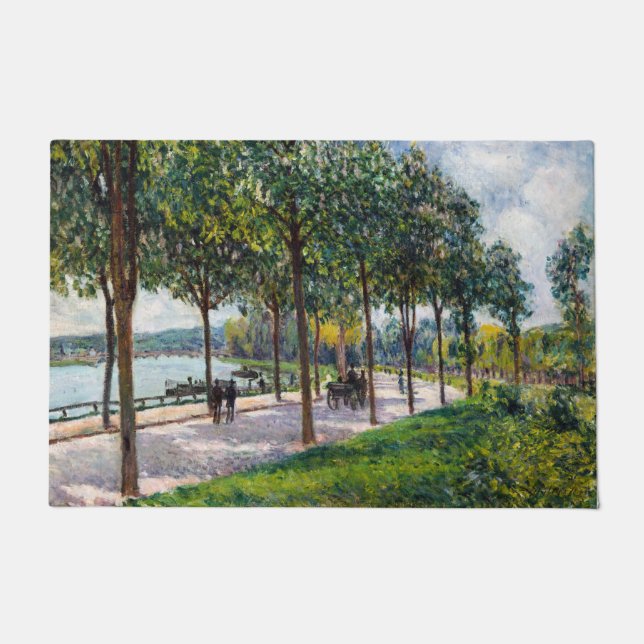 Felpudo Alfred Sisley - Allee de los castaños (Anverso)