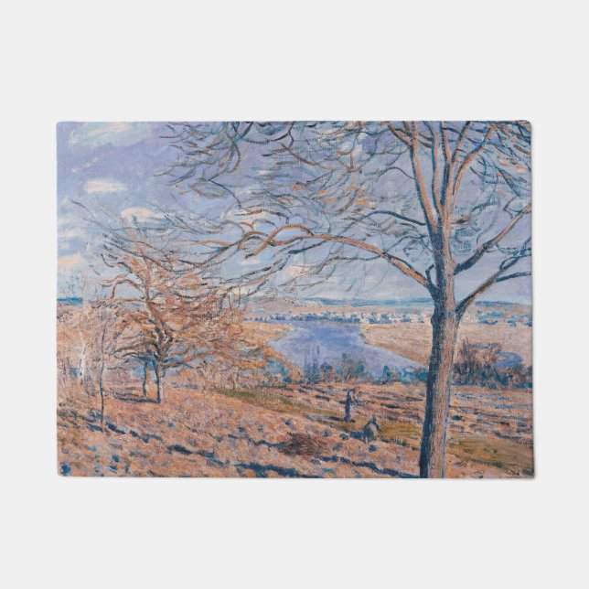 Felpudo Alfred Sisley - Bancos de Loing - Efecto Otoño (Anverso)