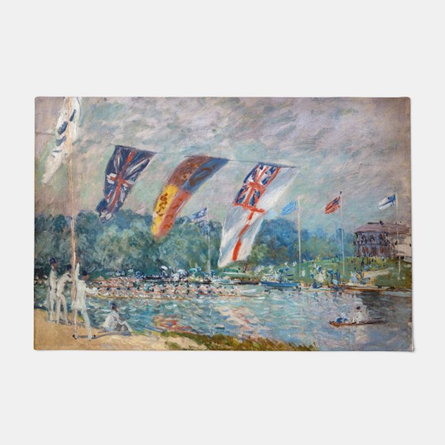 Felpudo Alfred Sisley - Regata en Molesey (Anverso)