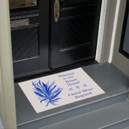 Felpudo Algas azules con estepa