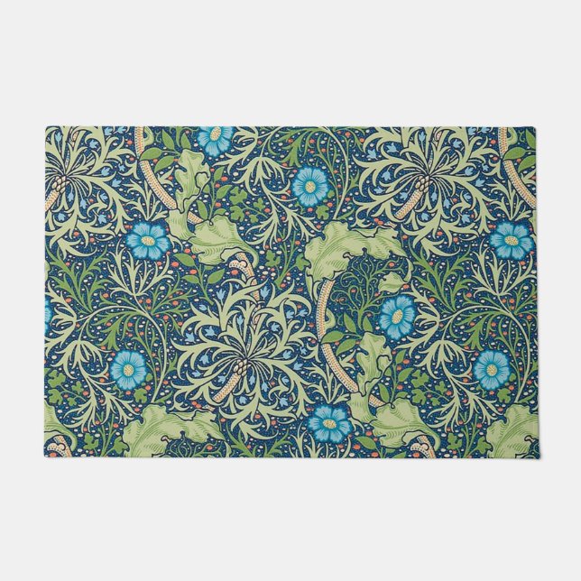 Felpudo Algas marinas, William Morris (Anverso)