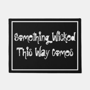 Felpudo Algo Malvado Así Viene Doormat