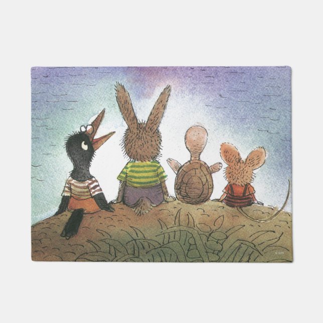 Felpudo Algo rojo (Anverso)