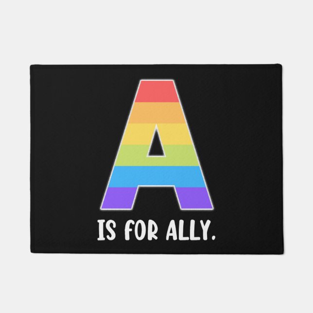 Felpudo Aliado LGBT (Anverso)