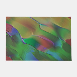 Felpudo Alimentos con predominio de verde y amarillo