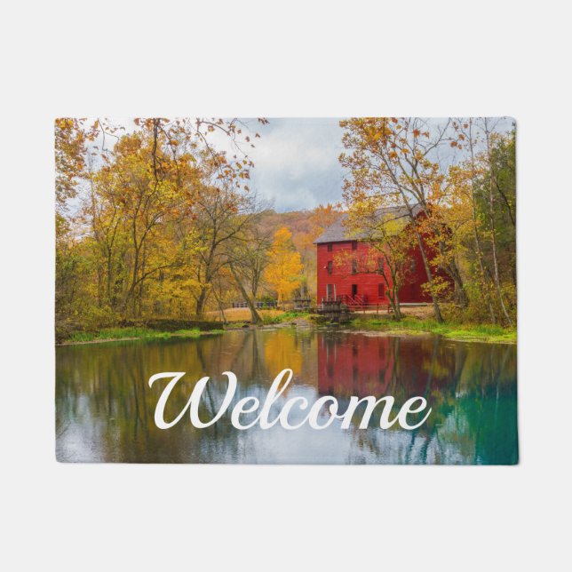 Felpudo Alley Mill Y Spring Welcome Doormat (Anverso)