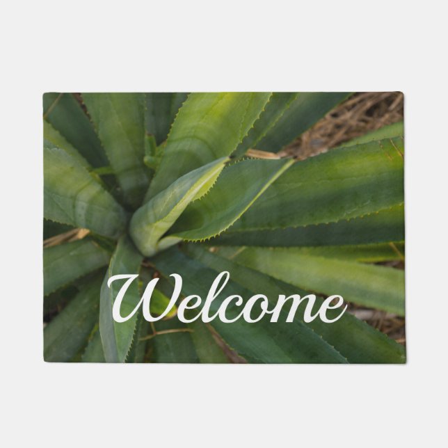 Felpudo Aloe Vera Welcome Doormat (Anverso)
