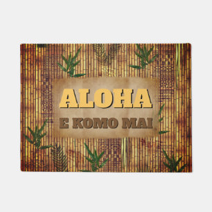 Felpudo Aloha - E komo mai