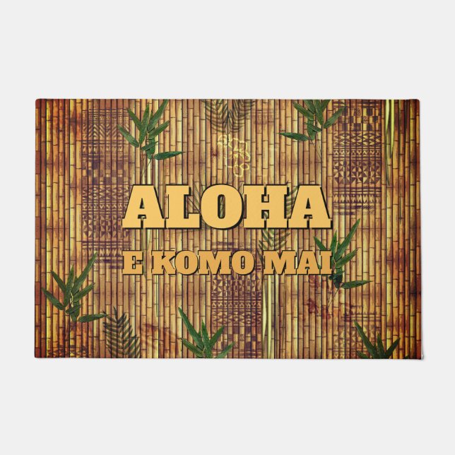 Felpudo Aloha - E komo mai (Anverso)