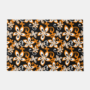 FELPUDO ALOHA HAWAII (NEGRO/NARANJA)