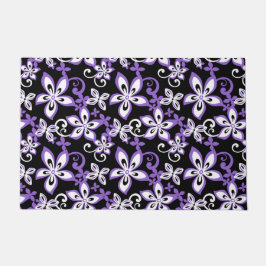 FELPUDO ALOHA HAWAII (NEGRO/PURPLE)