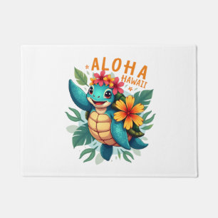 Felpudo Aloha Hawaii-Shirt Mujeres Chicas de tortugas mari