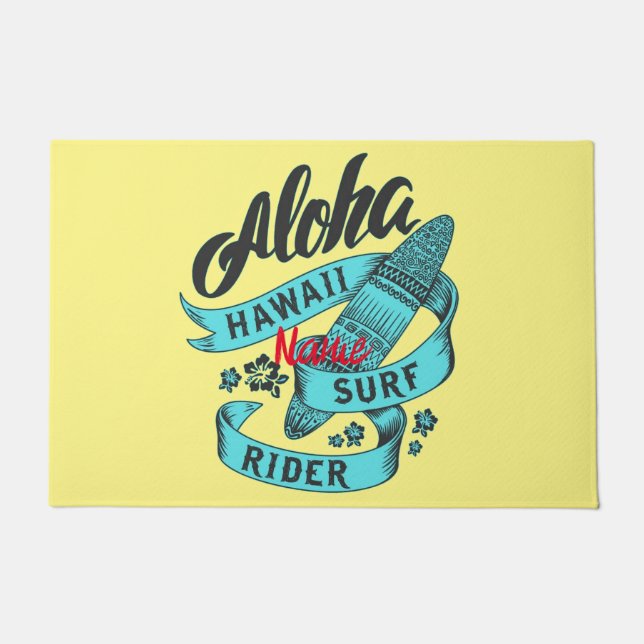 Felpudo Aloha Hawaii Surf Rider Thunder_Cove (Anverso)