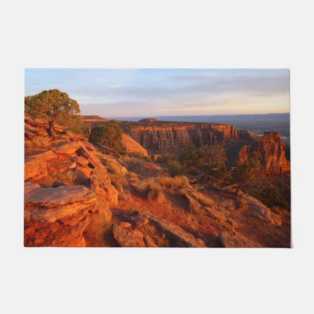 Felpudo Amanecer en el sendero Grand View en el Monumento  (Anverso)