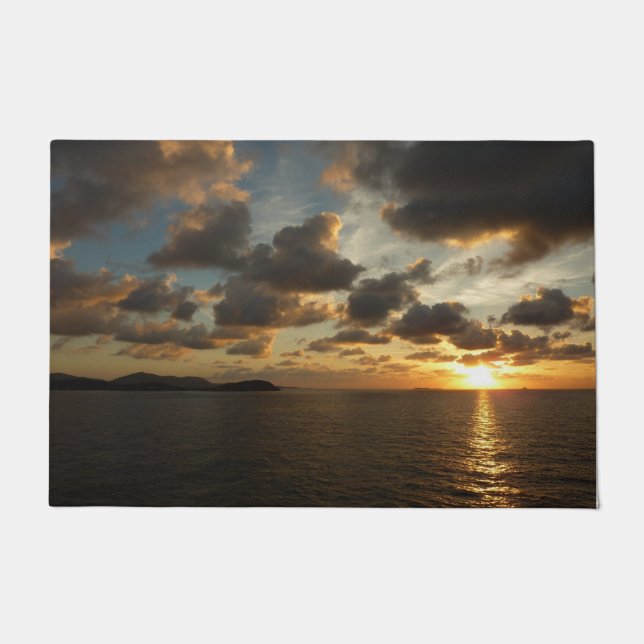 Felpudo Amanecer en St. Thomas I Islas Vírgenes Estadounid (Anverso)