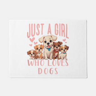 Felpudo Amante Divertido Perrito Perro Lindo - Solo Una Ch